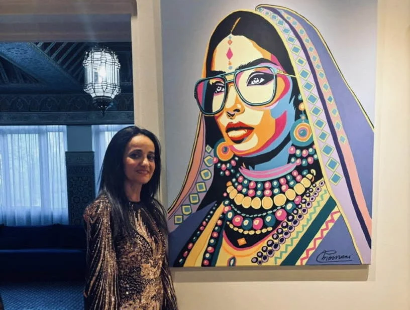 Noura Mennani rend hommage à son père par le pop art