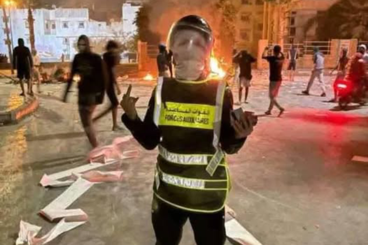 Suivant environ 193 personnes suivant les manifestations de la violence et du sabotage dans certaines villes du Royaume