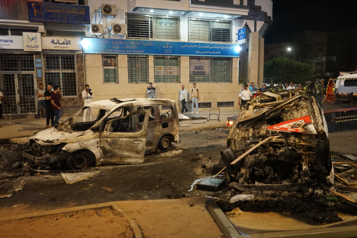 Certaines manifestations ont pris une grave tendance à l’escalade dans laquelle un grand nombre de mineurs étaient impliqués