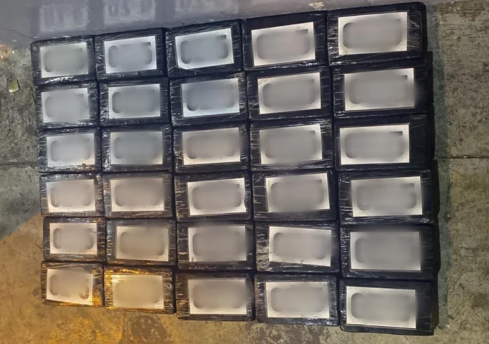33 kg de cocaïne saisis dans un conteneur